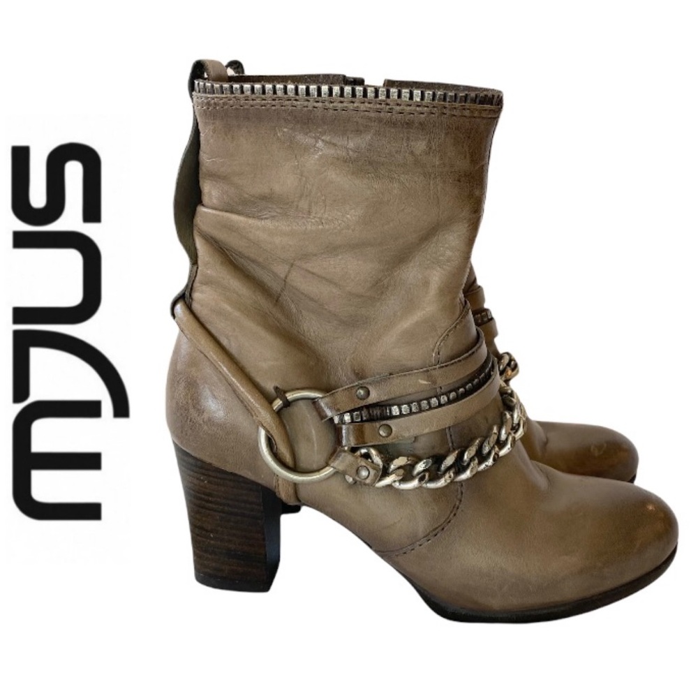 MJUS Harness Leather Boots